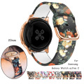 20mm watch strap for Samsung Galaxy Watch 3 41mm active 2/42mm Gear S2/Sport band Printed silicone bracelet Amazfit bip gts