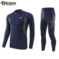 New Winter Fleece Thermal Underwear Set Men's Long Johns Compression Sweat Sets Outdoor Sports Functional Underwear Thick Warm