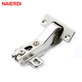 NAIERDI 45 Degree Corner Fold Cabinet Door Hinges 45 Angle Hinge Hardware For Home Kitchen Bathroom Cupboard With Screws