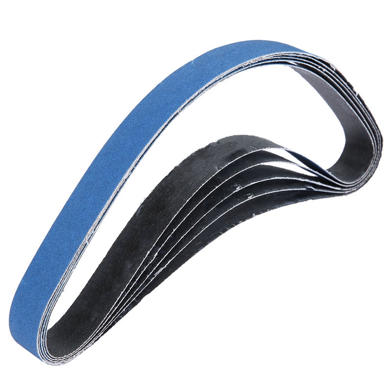 5 Pcs 25x760 Mm Abrasive Sanding Belts For Air Belt Sander Aluminium Oxide Grinder Belt For Metal Grinding Grit 60 For Wood Soft