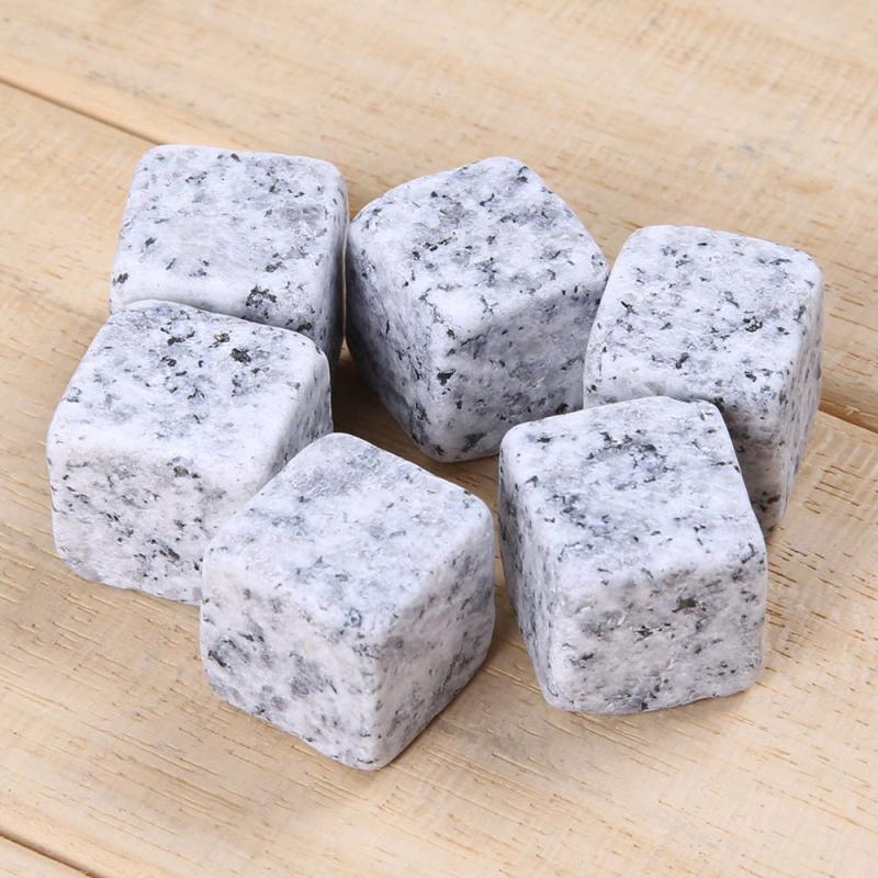 Whiskey Stones Sipping Cooler Reusable Whisky Ice Stone Whisky Natural Rocks Wine Cooler Party Wedding Bar Accessories