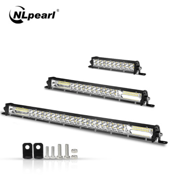 NLpearl Light Bar/Work Light 7/13/20/inch 60/120/180W LED Bar Work Light For Offroad Truck Tractor LED Light Bar 4x4 12V 24V