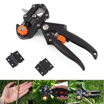 Garden Tools Pruner Chopper Vaccination Cutting Garden Fruit Tree Plant Pruning Shears Scissor Grafting Cutting Tool +2 Blades