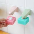 Home Bathroom Magnetic Soap Storage Holder Soap Container Dispenser Wall Attachment Adhesion Soap Organization Shelves & Holders