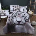 WOSTAR 100% Cotton bedding set Bed Sheet Duvet Cover Pillowcase 3d printed tiger Home Textiles Comforter Bedding Sets Bed Linen