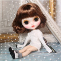 ICY DBS Blyth Doll For Series No.BL9158 Brown hair Open Mouth with teeth Carved lips Matte face Joint body 1/6 bjd