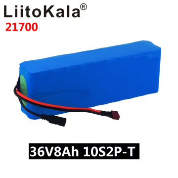 LiitoKala 36V 8AH 21700 4000mah 10S2P Electric Bike Battery for electric bicycle scooter 36V Ebike Battery