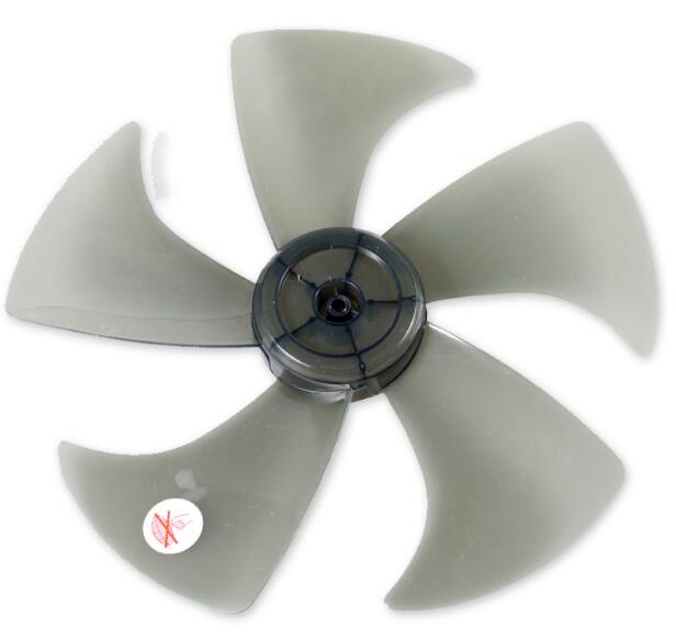 Fan Parts 5-blade Grey transparent fan blade for 400mm 16 inch with 8mm central hole