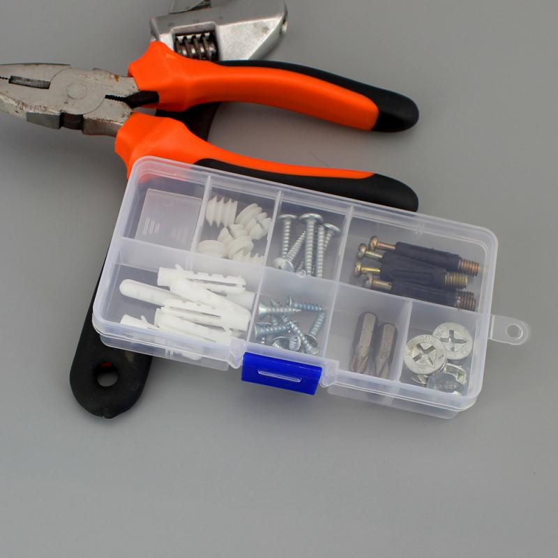 Multifunctional Small Plastic Box Portable Medical Brush Cosmetic Pen Storage Box Small Storage Box Household Storage Tools
