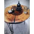 WALNUT WOODEN HAND MADE EPOXY WOODEN COFFEE TABLE