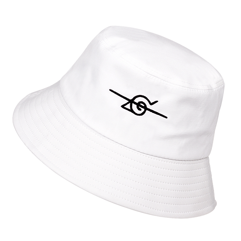 fashion summer bucket hat Naruto embroidery fisherman hat outdoor travel sunscreen hat tide wild hat hip-hop hat Panama hat