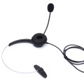 New RJ11 Headset With Microphone Adjustable Metal Headband Telephone Noise Reduction Headphone For Office Call Center