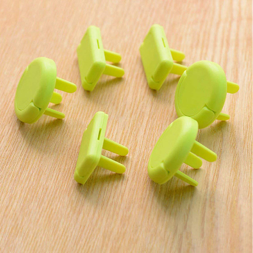 6pcs/lot Power Socket Mains Outlet Plug Protective Cover For Baby Child Safety Electrical Security Lock Protector Enchufe