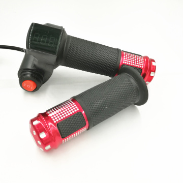 Electric Scooter Handlebar Grip Electric Bike Throttle Twist Accelerator With LED Display Tricycle Speed Control 7 Wires(6.8)