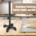 Retro Industrial Toilet Roll Paper Towel Holder Living Room Tissue Rack Kitchen Napkin Storage Shelf