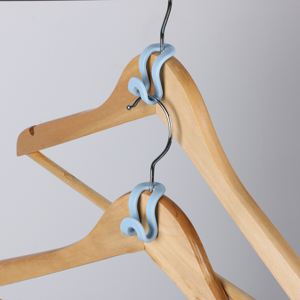 5 pcs Creative Mini Anti Slip Clothes Hanger Home Easy Hook Closet Organizer Save Space Storage Rack Holder Hook Shelves Hanging