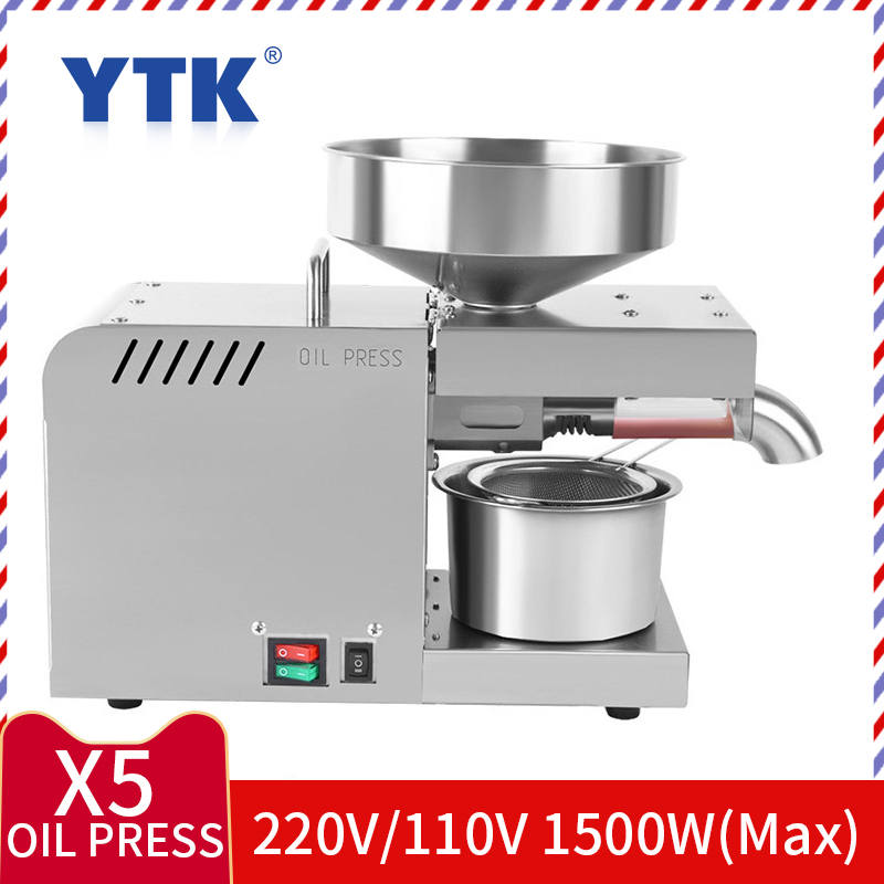 220V Stainless Steel Cold Oil Automatic Printing Machine, Oil Cold Printing Machine, Sunflower Seed Oil Extractor