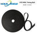 YOULASER MXL Open-Ended Timing Belt Transmission Belts Rubber Width 5mm For Fiber YAG Pully CO2 Laser Engraving Cutting Machine