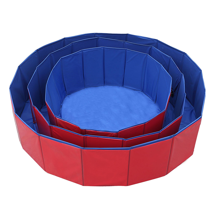 Foldable Dog Pool Portable Kiddie Pool Bathing Tub 5