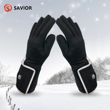 SAVIOR S-05 Outdoor Winter eletric heating gloves liner ski biking riding hunting thin heated gloves liner men and women