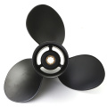 Boat Outboard Propeller 9 x 9 For Mercury 6-15HP 48-828156A12 Aluminium alloy Marine Propeller Black 8 Spline Tooth 3 Blade