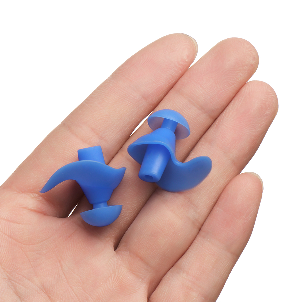 1 Pair Diving Soft Silicone Waterproof Earplugs Environmental Dust-Proof Anti-Noise Adult Ear Plug Water Sports Swim Accessories