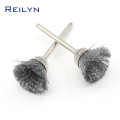 6pcs Stainless steel wire brush metal wire brush roller rust removal wood working bits abrasive/polishing bits accessory