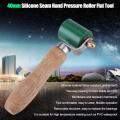 Hand Roller 40mm Silicone High Temperature Resistant Seam Hand Pressure Roller Roofing PVC Welding Tool Air Welding Gun