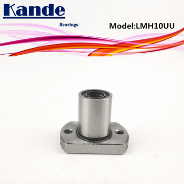 Kande Bearings LMH10UU LMH10 2pcs/lot LMH10 UU Oval Flange Linear Ball Bearing dr:10mm