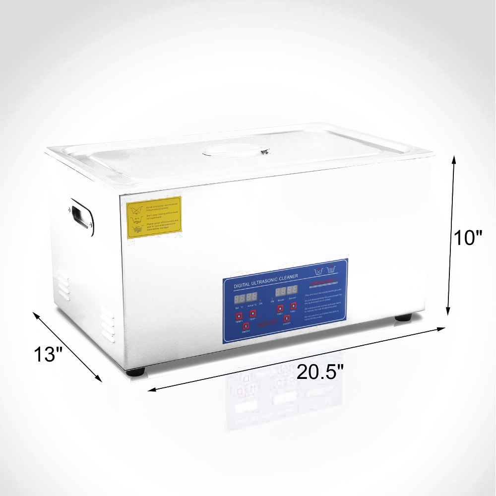 22L Large Commercial Ultrasonic Cleaner Machine Stainless Steel Ultrasonic Cleaner with Heater