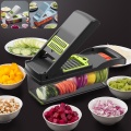 Multifunctional Vegetable Cutter Shredders Slicers Fruit Potato Peeler Carrot Grater Kitchen Accessories Basket Vegetable Slicer