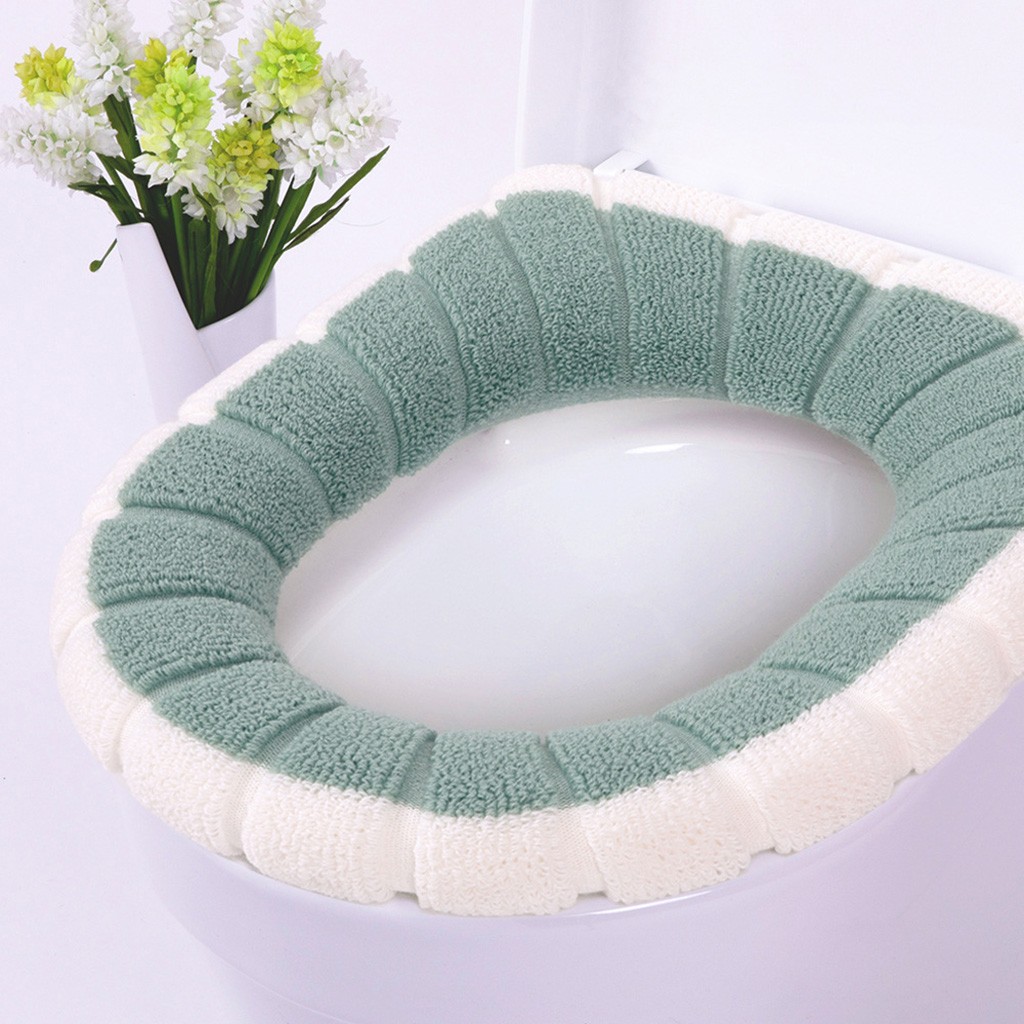 2020 Winter Comfortable Soft Heated Washable Toilet Seat Mat Set Bathroom Accessories Interior For Home Decor Closestool Mat NEW