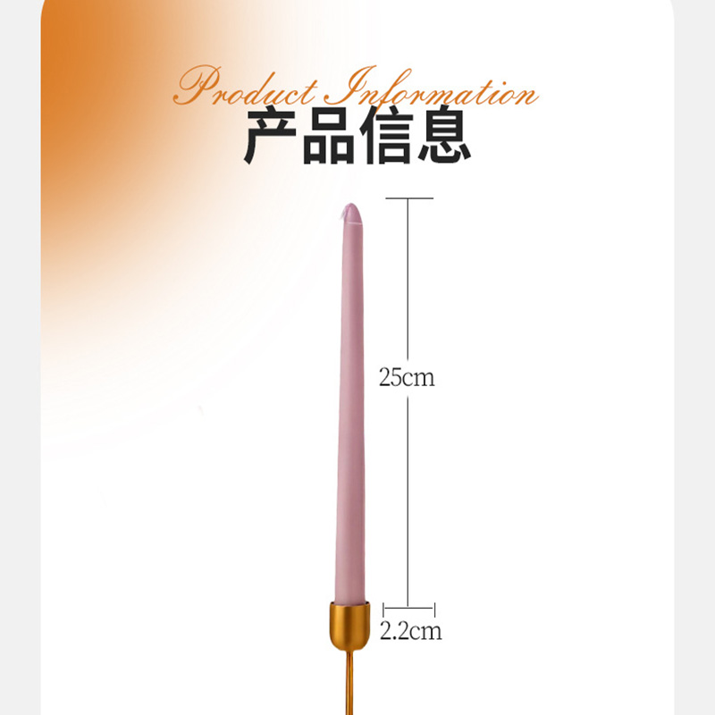 taper candle size