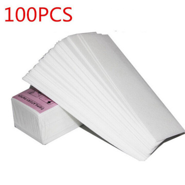 100pcs Removal Nonwoven Body Cloth Hair Remove Wax Paper Rolls High Quality Hair Removal Epilator Wax Strip Paper Roll Dropship