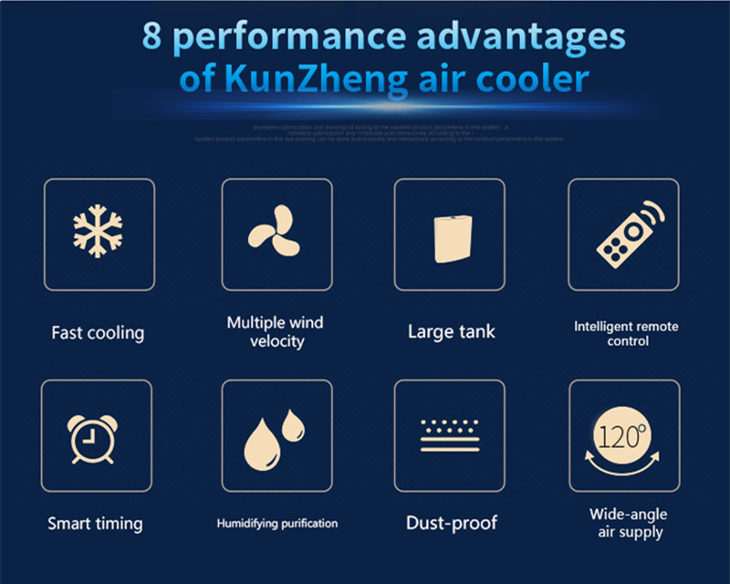 Evaporative cooling fan