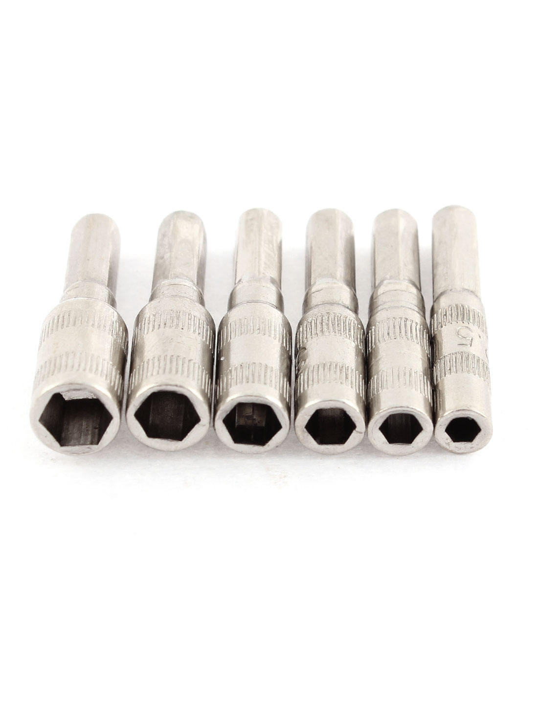 UXCELL 6 In 1 H4 Hexagon Shank 2.5mm 3mm 3.5mm 4mm 4.5mm 5mm 6 Points Hex Socket for Heavy-duty Pneumatic Tools