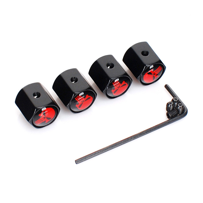 Black Ghost Head Valve Cap