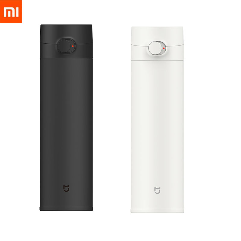 Newest Xiaomi Water Cup 2 480mL Thermos Keep Warm/Cold Cup Travel Portable 316L Stainless Steel Lock Design Single hand Open