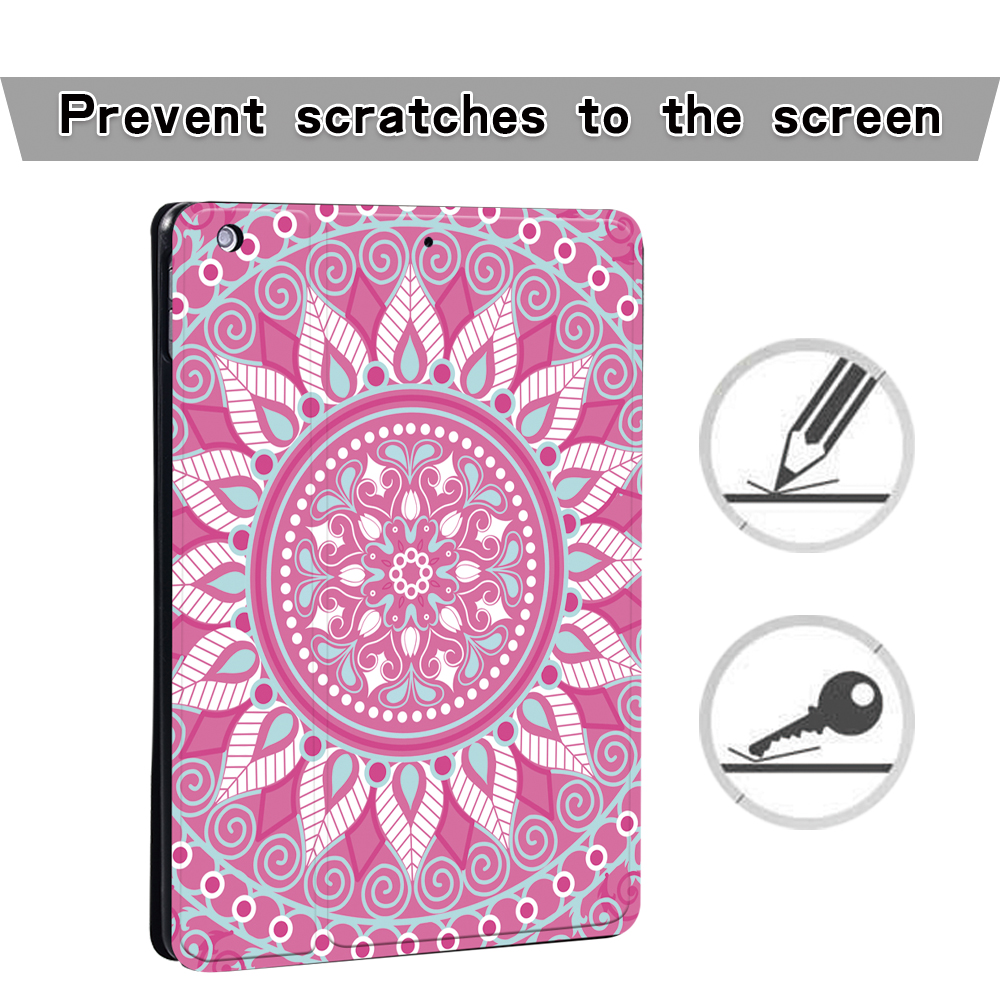 New Tablet Case for AApple IPad 8 2020 10.2 Inch High Quality Soft Leather Flip Stand Tablet Cover Case(Old Image Series) + Pen