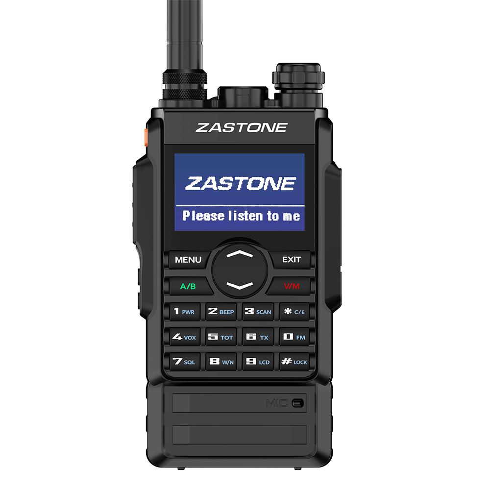 Zastone M7 5W walkie talkie UV cb portable radio walkie talkie uhf Large screen bi-amp two way radio new pattern