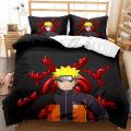 Japanese cartoon kawaii juego de cama Naruto bedding kids luxury duvet cover bedding set king queen twin comforter set full