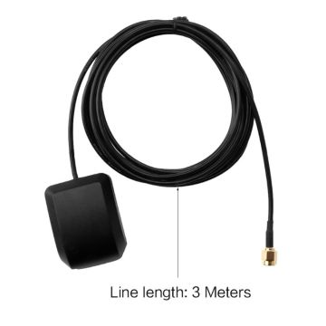 Car GPS Receiver SMA Conector 3M cable GPS Antenna car Auto aerial adapter for DVD Navigation Night Vision Camera