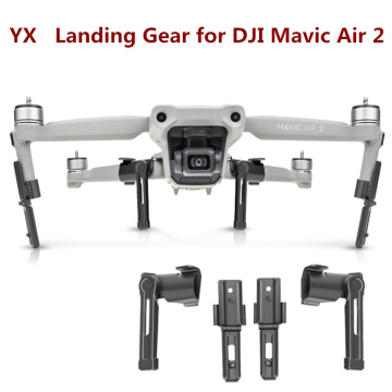 YX For DJI Mavic Air 2 Landing Gears 37mm Heightened Extension Support Landing Legs Bracket for Mavic Air 2 Drone Accessories