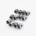 12pcs rhodium Plated RCA Cap Plug Short-Circuit Socket Phono Connector RCA Shielding jack socket protect cover caps