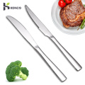 Konco HQ Stainless Steel Steak Knives Cutlery Western Style Table Dinnerware Set Serrated Blade Tableware Dinner Knife