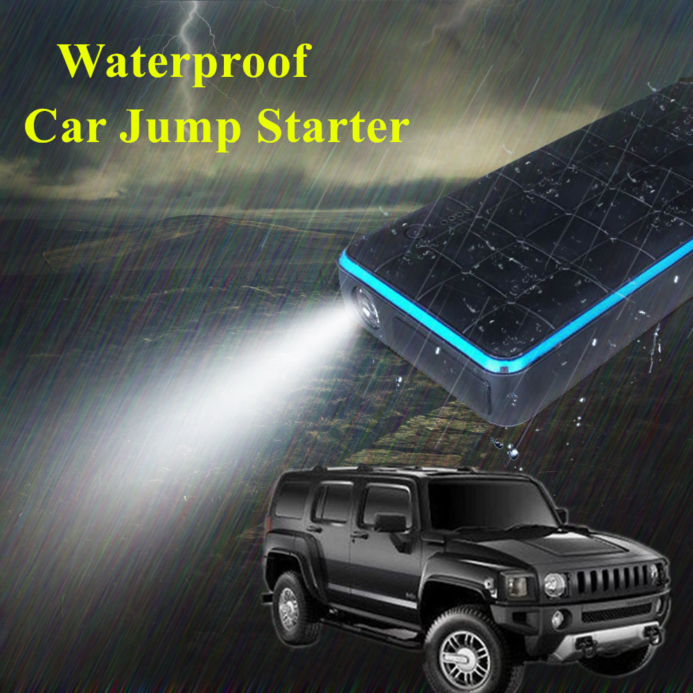 GKFLY Waterproof Super 28000mAh 1000A Car Jump Starter Power Bank Starting Device 12V Charger For Car Battery Starter Booster CE