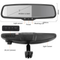 GreenYi Dual Lens 5" IPS Car Rearview Mirror Monitor DVR Digital Video Recorder 1080P with Original Bracket and Rear View Camera