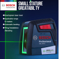 Bosch GLL30G Laser Level High Precision Green Light Two-Line Horizontal And Vertical Laser Level