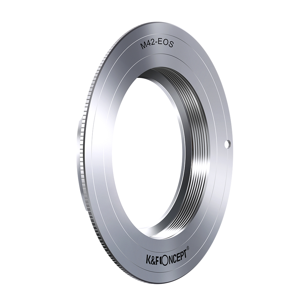 K&F CONCEPT for M42 Lens to EOS EF mount Adapter Ring of Metal Fit For M42 Screw Mount Lens on For Canon EOS Mount Camera Body