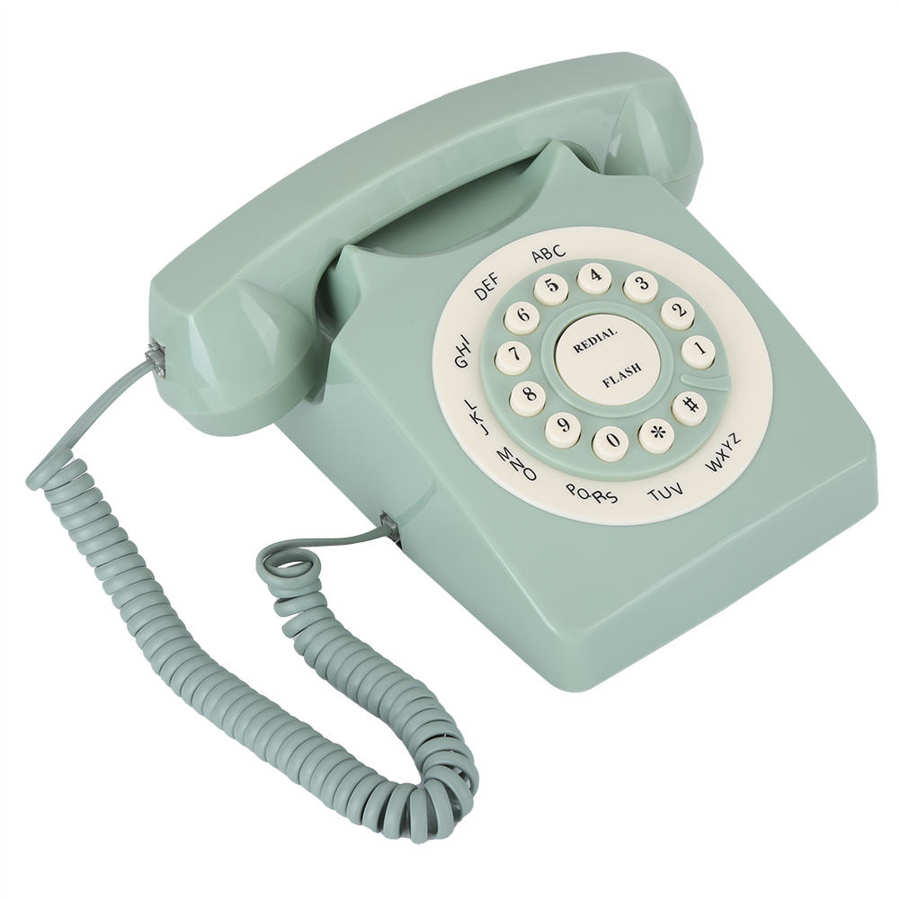 Antique European Vintag Landline Telephone Old Fashioned Desktop Corded Telephone for Home Hotel Office Use